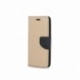 Husa SAMSUNG Galaxy J5 2017 - Fancy Book (Auriu&Negru)