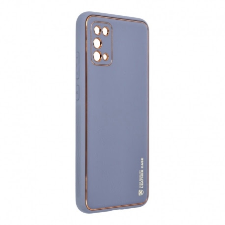 Husa pentru SAMSUNG Galaxy A12 - Leather (Albastru) Forcell