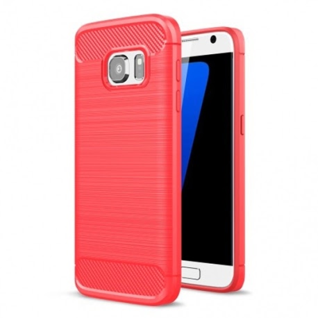 Husa SAMSUNG Galaxy J5 2017 - Carbon (Rosu) Forcell