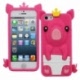 Husa APPLE iPhone 4\4S - 3D (Porc - Roz)