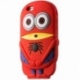 Husa APPLE iPhone 6\6S - 3D (Funny Spiderman - Rosu)