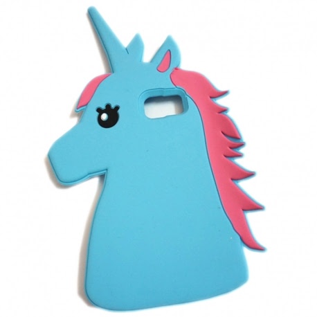 Husa SAMSUNG Galaxy J5 (2015) J500F - 3D (Unicorn - Albastru)