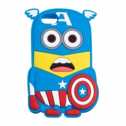 Husa APPLE iPhone 5\5S\SE - 3D (Superman Bleumarin)