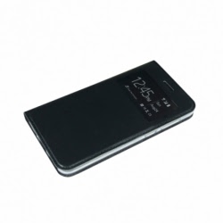 Husa SAMSUNG Galaxy J3 2017 - Smart Look Piele (Negru)