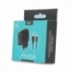 Incarcator 2A + Cablu MicroUSB (Negru) Setty