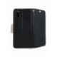 Husa pentru SAMSUNG Galaxy A41 - Fancy Book (Negru/Argintiu)