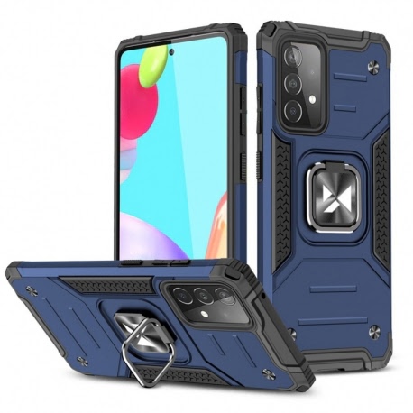 Husa pentru SAMSUNG Galaxy A52 (5G) A52s (5G) A52 (4G) - Ring Armor (Bleumarin) Wozinsky