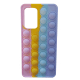 Husa pentru APPLE iPhone 12 12 Pro - TPU Pop-It (Multicolor Roz)