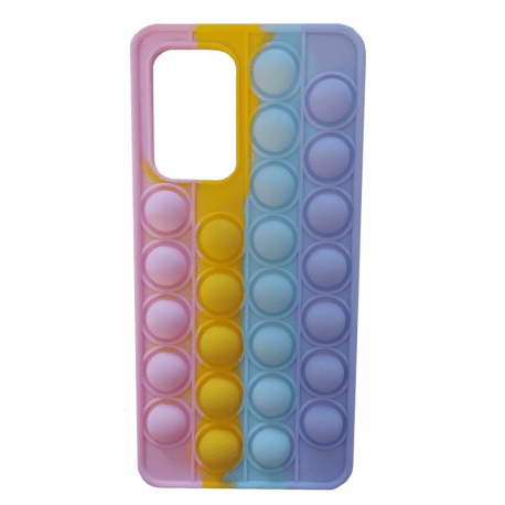 Husa pentru APPLE iPhone X - TPU Pop-It (Multicolor Roz)