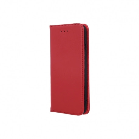 Husa pentru SAMSUNG Galaxy A22 (5G) - Magnet Piele Naturala (Rosu)