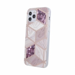 Husa pentru SAMSUNG Galaxy A22 (5G) - Geometric Marble (Heather)