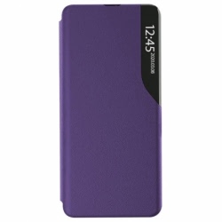 Husa pentru SAMSUNG Galaxy A22 (5G) - Leather View Case (Mov)