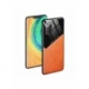 Husa pentru XIAOMI Redmi Note 9 Pro - Leather Lens (Portocaliu)