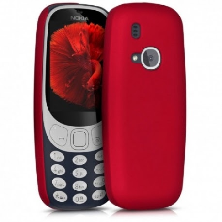 Husa pentru NOKIA 3310 (2017) - Silicon TPU (Rosu)