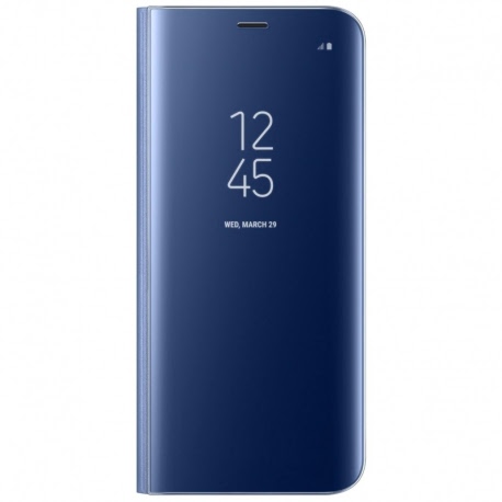 Husa pentru SAMSUNG Galaxy A32 (4G) - Flip Wallet Clear (Bleumarin)