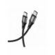 Cablu Date & Incarcare Fast Charging Tip C - Tip C (Negru) 2 Metri Hoco X50