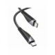 Cablu Date & Incarcare Fast Charging Tip C - Tip C 3A (Negru) 1,2 Metri Hoco U95