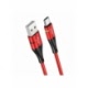 Cablu Date & Incarcare Fast Charging Magnetic Tip C 3A (Rosu) Hoco U93