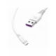 Cablu Date & Incarcare 5A MicroUSB (Alb) 1m Dudao L2M