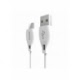 Cablu Date & Incarcare 2.1A Tip C (Alb) 2m Dudao L4T