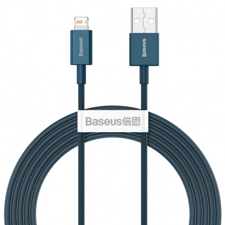 Cablu Date & Incarcare 2.4A APPLE Lightning (Albastru) 2m Baseus CALYS-C03