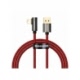 Cablu Date & Incarcare Fast Charging Apple Lightning 2.4A (Rosu) 1m BASEUS CACS000009