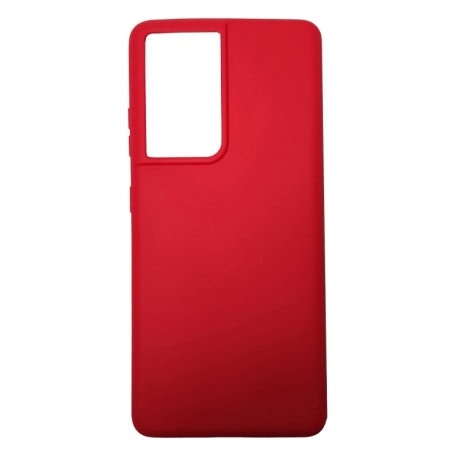 Husa pentru SAMSUNG Galaxy S21 Ultra - Ultra Slim Mat (Rosu)