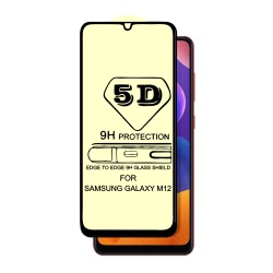 Folie de Sticla 5D Full Glue SAMSUNG Galaxy M12 (Negru) ATX