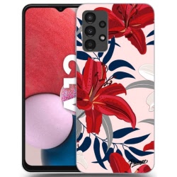 Husa PICASEE ULTIMATE CASE PENTRU SAMSUNG GALAXY A13 A135 4G - RED LILY