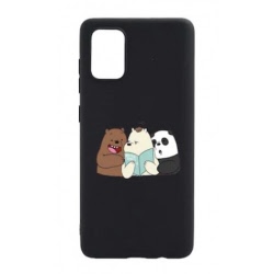 Husa Silicon Winter Sports - Bears, compatibila cu Samsung Galaxy A52s 5G, rezistenta la uzura, anti-alunecare