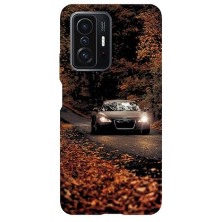 Husa compatibila cu Xiaomi Mi 10T Pro model Audi in Autumn road, Silicon