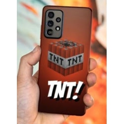 Husa compatibila cu Samsung Galaxy A52 model TNT Minecraft, Silicon