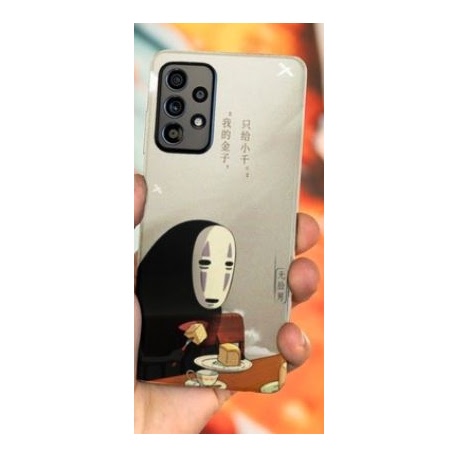 Husa compatibila cu Samsung Galaxy A52 model No Face Spirited Away, Silicon