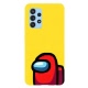 Husa compatibila cu Samsung Galaxy A52 model Among us Red Impostor, Silicon
