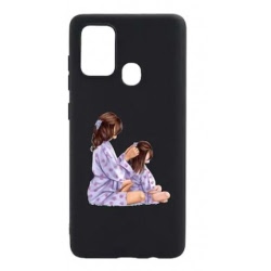 Husa Silicon Girl - Mom, compatibila cu Motorola Moto G60, rezistenta la uzura, anti-alunecare