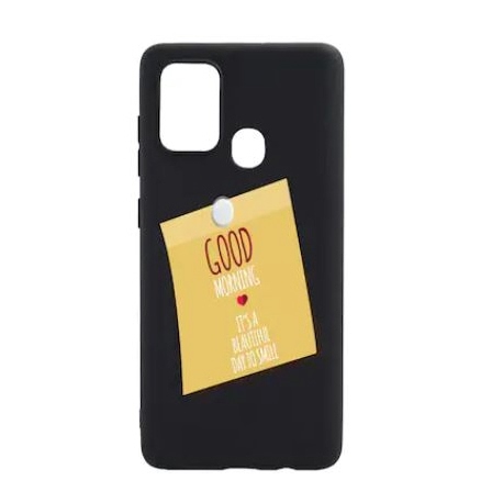 Husa Silicon Compatibila Cu Motorola Moto G60, Good Morning Sticker, rezistenta la uzura