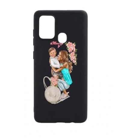 Husa Silicon Mom Life, compatibila cu Motorola Moto G60, rezistenta la uzura, anti-alunecare