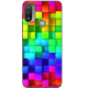 Husa Motorola Moto E20 Silicon Gel Tpu Model Colorful Cubes