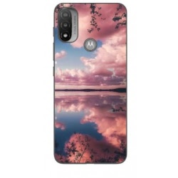 Husa Motorola Moto E20 Silicon Gel Tpu Model Pink Clouds