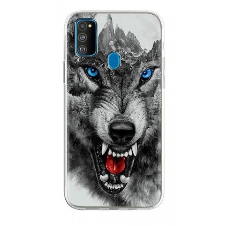 Husa Soft silicon pentru Motorola E20 wolf