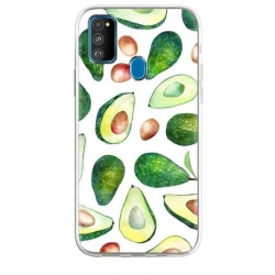 Husa Silicon Soft HQ Print, Compatibila Cu Motorola Moto E20, Avocado