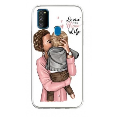 Husa Silicon Soft HQ Print, Compatibila Cu Motorola Moto E20, Mom