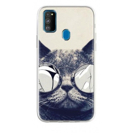 Husa Silicon Soft HQ Print, Compatibila Cu Motorola Moto E20, Life of cat