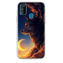 Husa Silicon Soft HQ Print, Compatibila Cu Motorola Moto E20, Luna