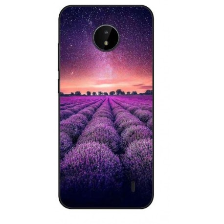 Husa Silicon, Compatibila Cu Nokia G10 , Camp de Lavanda