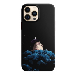 Husa compatibila cu Apple iPhone 13 model Lovely Totoro, Silicon