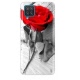 Husa Silicon Soft HQ Print, Compatibila Cu Oppo A55 5 G, Red Rose