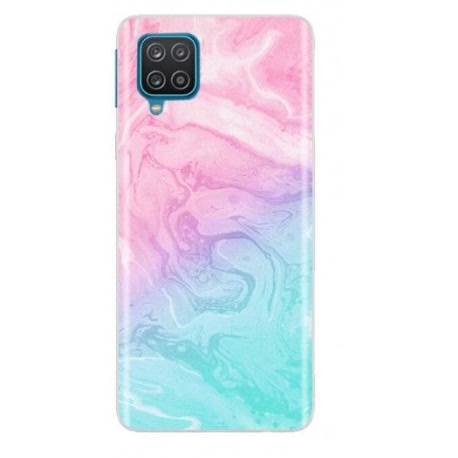 Husa Silicon Soft HQ Print, Compatibila Cu Oppo A55 5 G, Pink & Blue