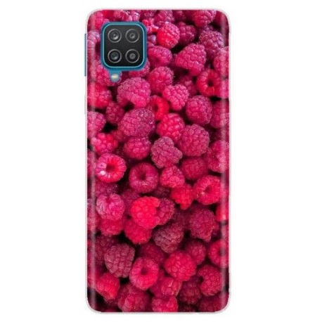 Husa Silicon Soft HQ Print, Compatibila Cu Oppo A55 5G, Zmeura