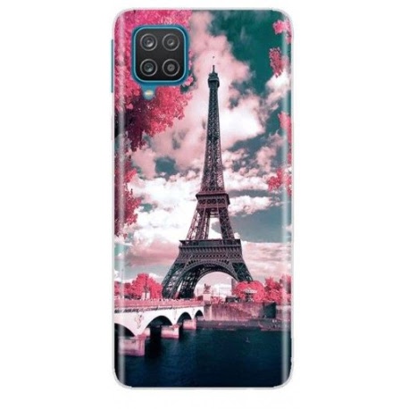 Husa Silicon Soft HQ Print, Compatibila Cu Oppo A55 5 G, Eifel